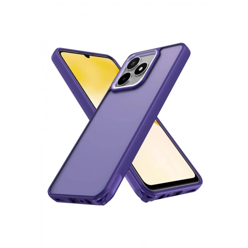 Durukar®  Realme C53 Kılıf Elegant Kapak - Derin Mor