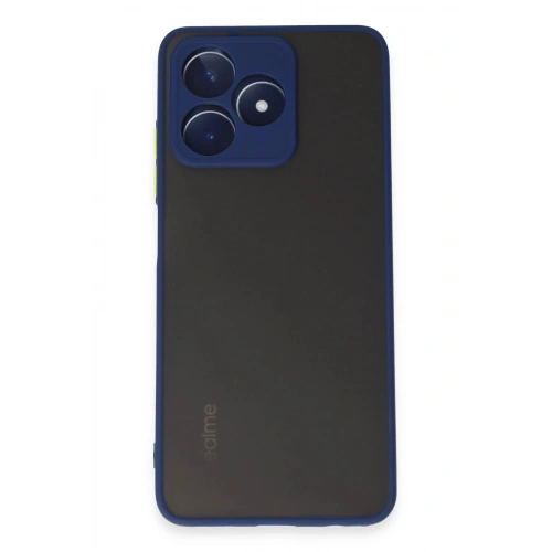 Durukar®  Realme C53 Kılıf Montreal Silikon Kapak - Lacivert