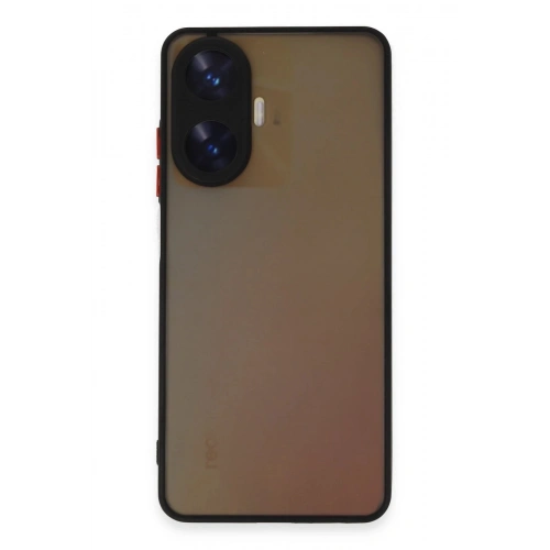 Durukar®  Realme C55 Kılıf Montreal Silikon Kapak - Siyah