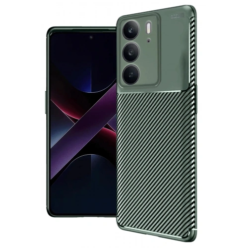 Durukar®  Realme C75 4G Auto Focus Karbon Kapak - Koyu Yeşil