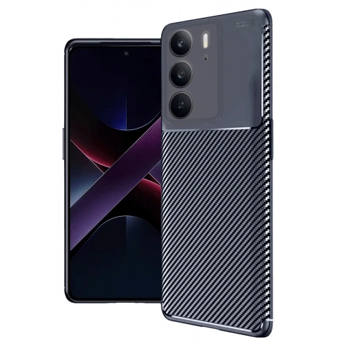 Durukar®  Realme C75 4G Auto Focus Karbon Kapak - Lacivert