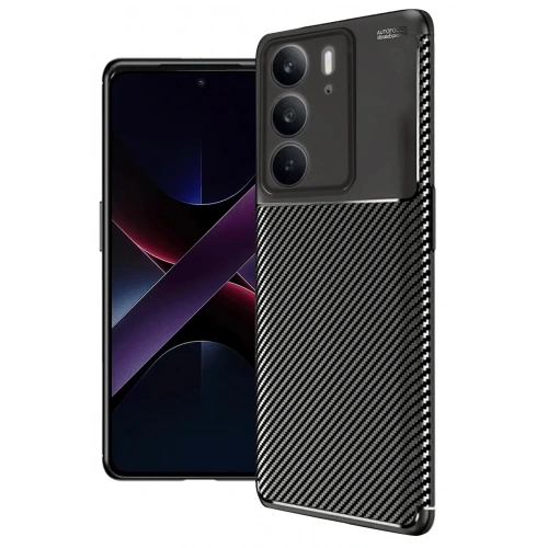 Durukar®  Realme C75 4G Auto Focus Karbon Kapak - Siyah