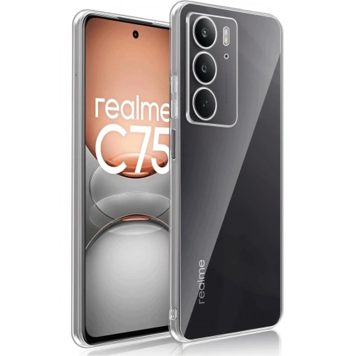 Durukar®  Realme C75 Kılıf Lüx Şeffaf Silikon