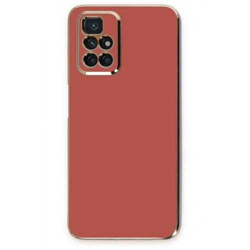 Durukar®   Redmi 10 2022 Kılıf Volet Silikon - Kırmızı