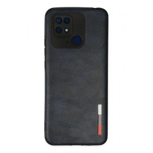 Durukar®   Redmi 10C Kılıf Loop Deri Silikon - Lacivert