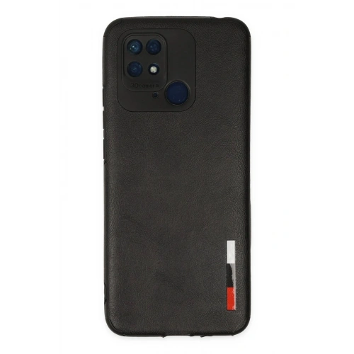 Durukar®   Redmi 10C Kılıf Loop Deri Silikon - Siyah