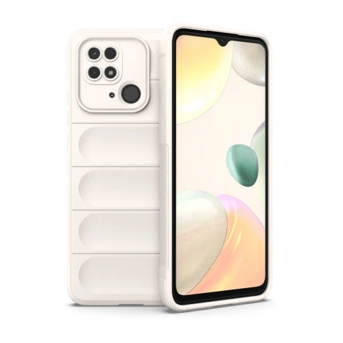 Durukar®   Redmi 10C Kılıf Optimum Silikon - Krem