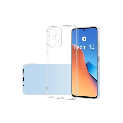 Durukar®   Redmi 12 Kılıf Lüx Şeffaf Silikon