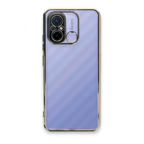 Durukar®   Redmi 12C Kılıf  Lensli Silikon - Gold