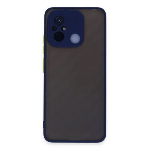Durukar®   Redmi 12C Kılıf Montreal Silikon Kapak - Lacivert