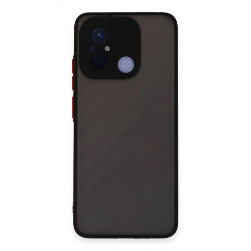 Durukar®   Redmi 12C Kılıf Montreal Silikon Kapak - Siyah
