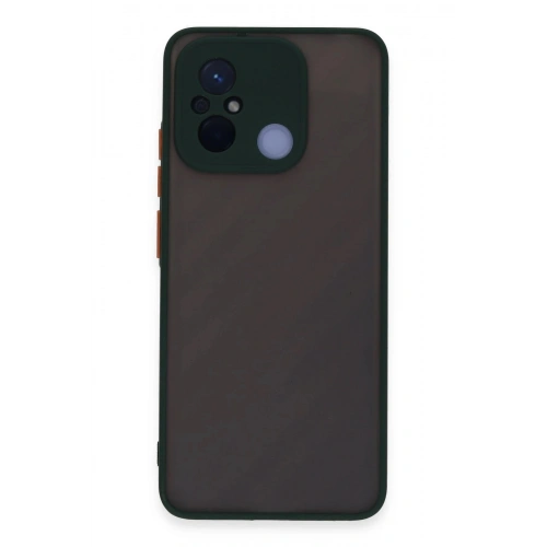 Durukar®   Redmi 12C Kılıf Montreal Silikon Kapak - Yeşil