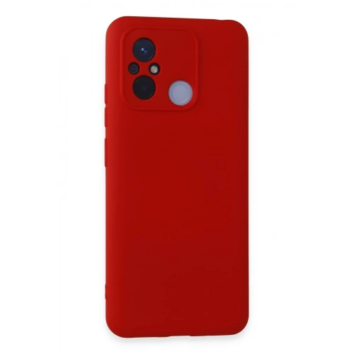 Durukar®   Redmi 12C Kılıf Nano içi Kadife Silikon - Kırmızı