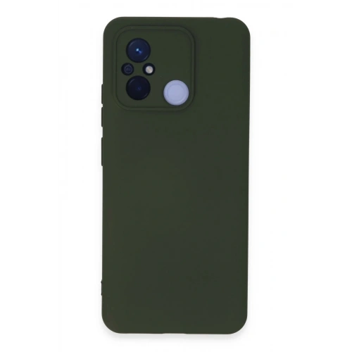 Durukar®   Redmi 12C Kılıf Nano içi Kadife Silikon - Koyu Yeşil