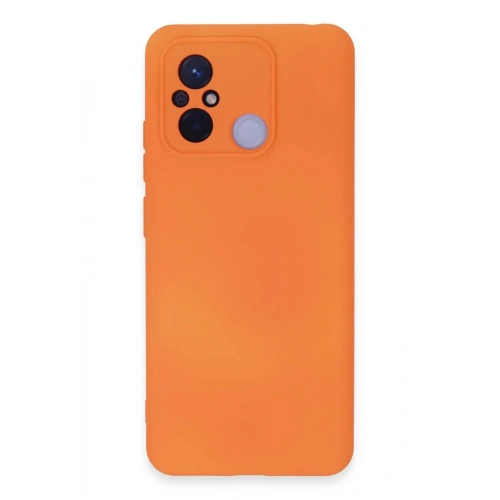 Durukar®   Redmi 12C Kılıf Nano içi Kadife Silikon - Turuncu