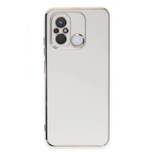 Durukar®   Redmi 12C Kılıf Volet Silikon - Beyaz