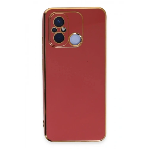 Durukar®   Redmi 12C Kılıf Volet Silikon - Kırmızı