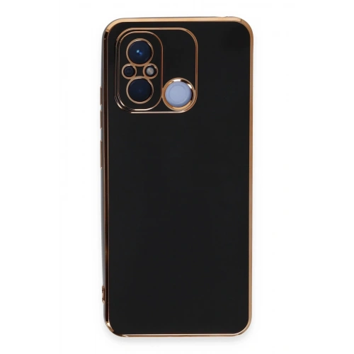 Durukar®   Redmi 12C Kılıf Volet Silikon - Siyah