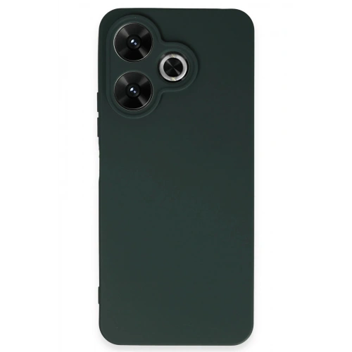 Durukar®   Redmi 13 4G Kılıf First Silikon - Koyu Yeşil