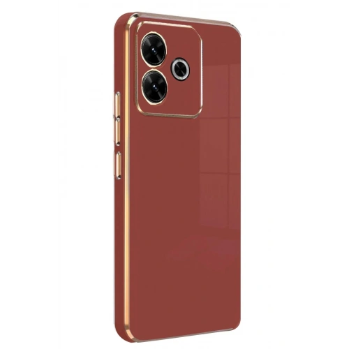 Durukar®   Redmi 13 4G Kılıf Volet Silikon - Kırmızı