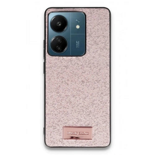 Durukar®   Redmi 13C Bright Simli Kapak - Pembe