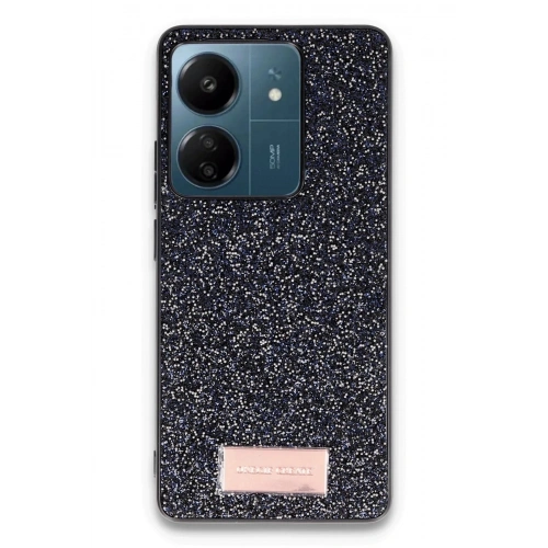 Durukar®   Redmi 13C Bright Simli Kapak - Siyah