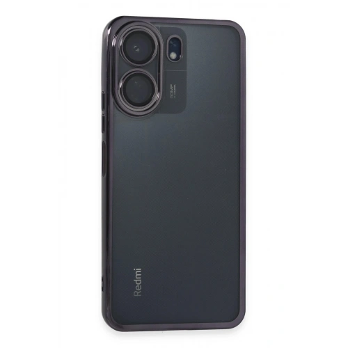 Durukar®   Redmi 13C Kılıf  Lensli Silikon - Mor
