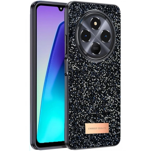Durukar®   Redmi 14C Bright Simli Kapak - Siyah