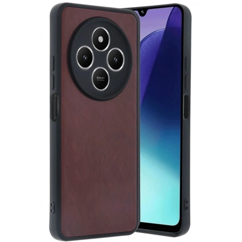 Durukar®   Redmi 14C Kılıf Aras Deri Kapak - Bordo