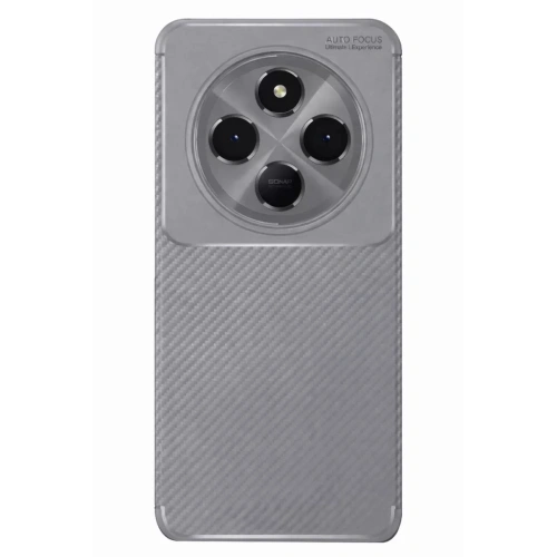 Durukar®   Redmi 14C Kılıf Auto Focus Karbon Kapak - Gri
