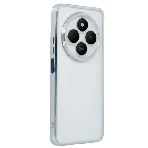 Durukar®   Redmi 14C Kılıf  Lensli Silikon - Gümüş