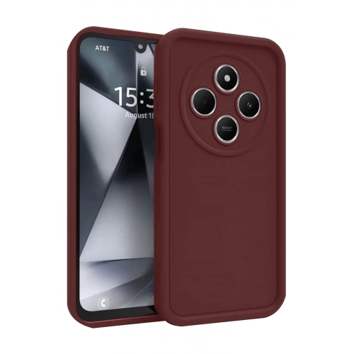 Durukar®   Redmi 14C Kılıf Viera Silikon - Bordo