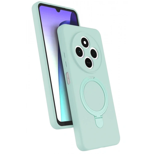 Durukar®   Redmi 14C Regal Magsafe Standlı Kapak - Su Yeşili