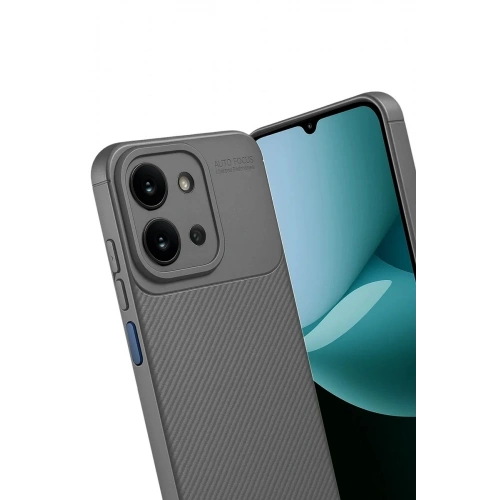 Durukar®   Redmi 15C 4G Auto Focus Karbon Kapak - Gri