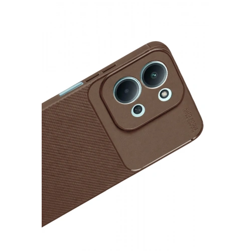 Durukar®   Redmi 15C 5G Auto Focus Karbon Kapak - Kahverengi
