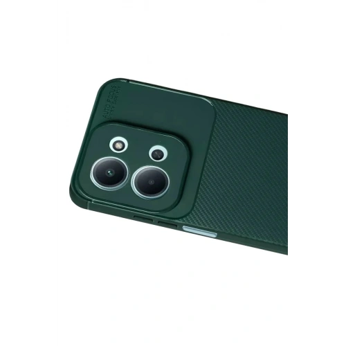 Durukar®   Redmi 15C 5G Auto Focus Karbon Kapak - Koyu Yeşil