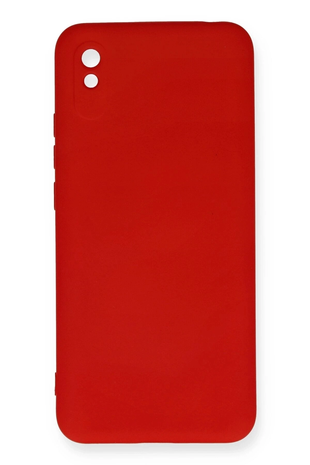 Durukar®   Redmi 9A Kılıf Nano içi Kadife Silikon - Kırmızı