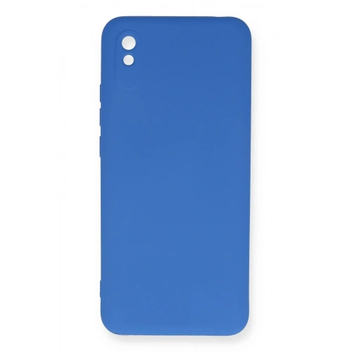 Durukar®   Redmi 9A Kılıf Nano içi Kadife Silikon - Mavi