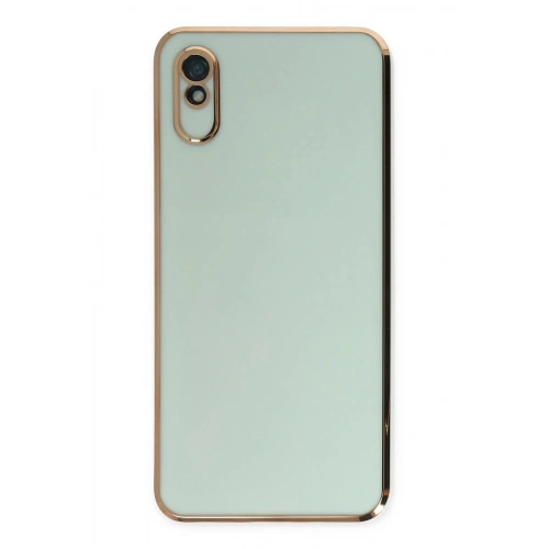 Durukar®   Redmi 9A Kılıf Volet Silikon - Açık Yeşil