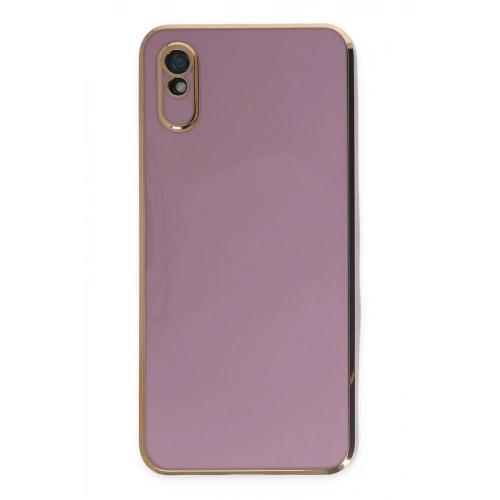Durukar®   Redmi 9A Kılıf Volet Silikon - Mor
