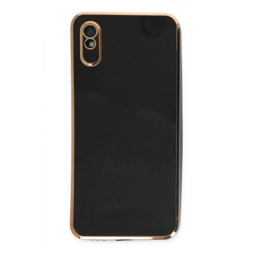 Durukar®   Redmi 9A Kılıf Volet Silikon - Siyah
