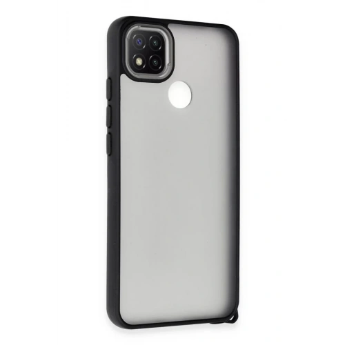 Durukar®   Redmi 9C Kılıf Elegant Kapak - Siyah