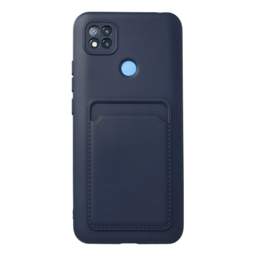 Durukar®   Redmi 9C Kılıf Kelvin Kartvizitli Silikon - Lacivert