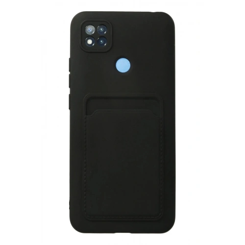 Durukar®   Redmi 9C Kılıf Kelvin Kartvizitli Silikon - Siyah