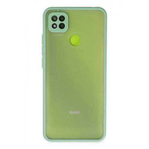 Durukar®   Redmi 9C Kılıf Montreal Silikon Kapak - Turkuaz