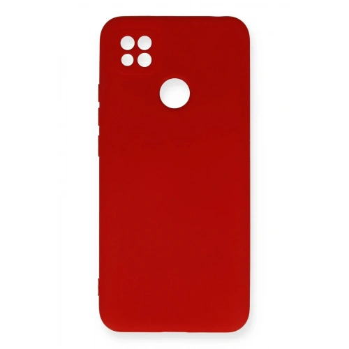 Durukar®   Redmi 9C Kılıf Nano içi Kadife Silikon - Kırmızı