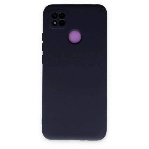 Durukar®   Redmi 9C Kılıf Nano içi Kadife Silikon - Lacivert