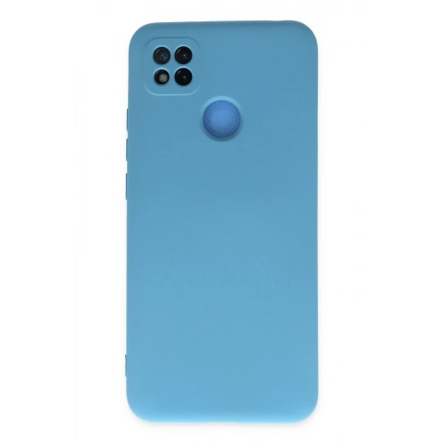 Durukar®   Redmi 9C Kılıf Nano içi Kadife Silikon - Mavi