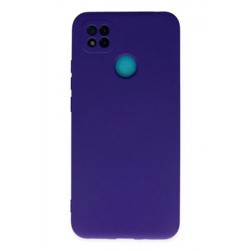 Durukar®   Redmi 9C Kılıf Nano içi Kadife Silikon - Mor