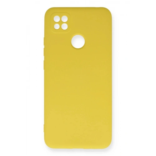 Durukar®   Redmi 9C Kılıf Nano içi Kadife Silikon - Sarı